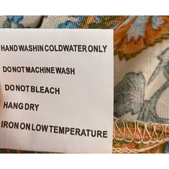 NWT Solitaire Womens Floral Peasant Blouse Cotton Rayon Blend Boho Style XL - Picture 6 of 10